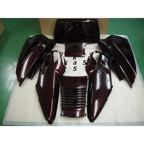 ホンダ フュージョン MF02 アッパー カウル 外装 艶あり茶 ブラウン
