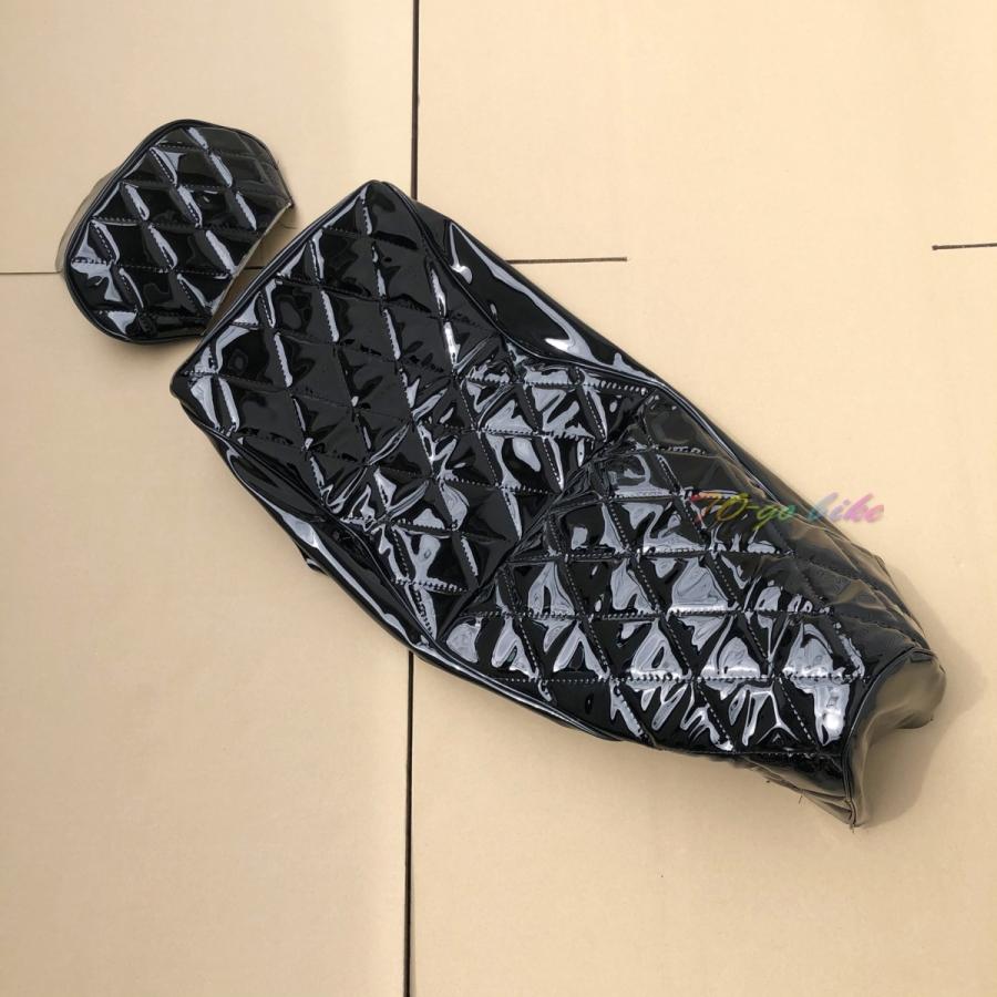 ホンダ フュージョン MF02 エナメルダイヤカット 張替え シート皮