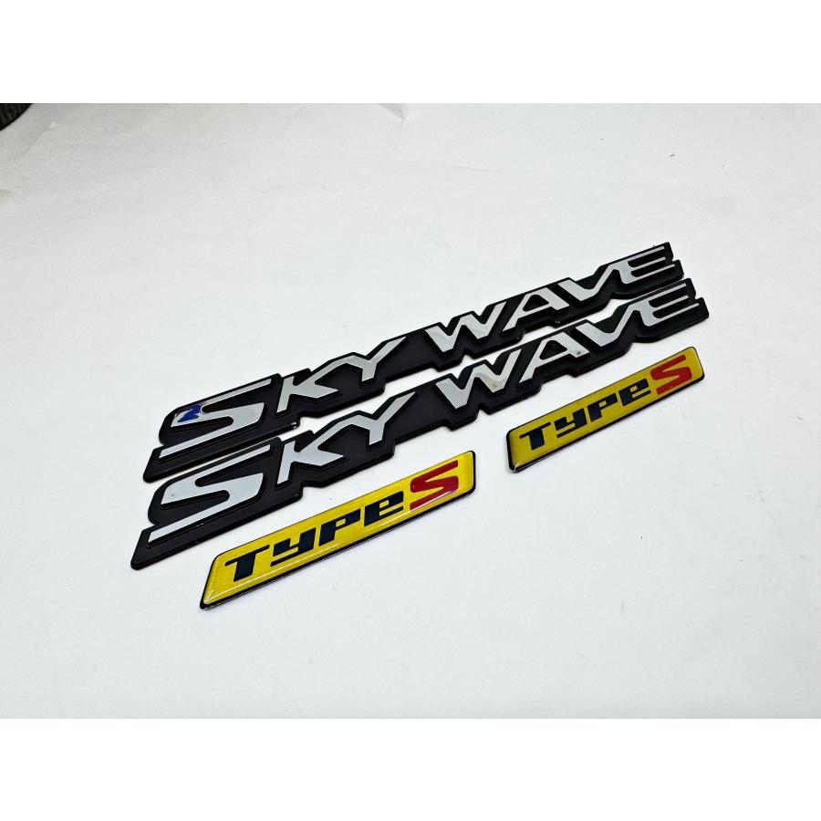 新品 SKYWAVE スカイウェーブ エンブレム 銀 新品 スカイウェイブ