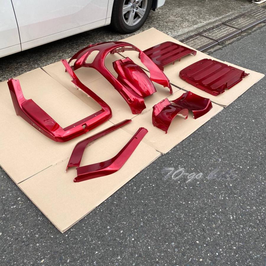 ジャイロキャノピー TA02/03 外装カウル 艶あり赤 ワインレッド 社外品