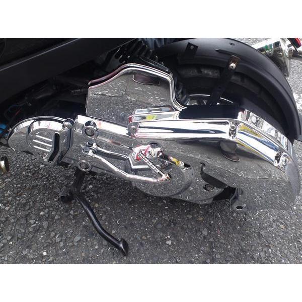 スズキ アドレスV125 /G CF46A CF4EA エアクリーナー カバー メッキ