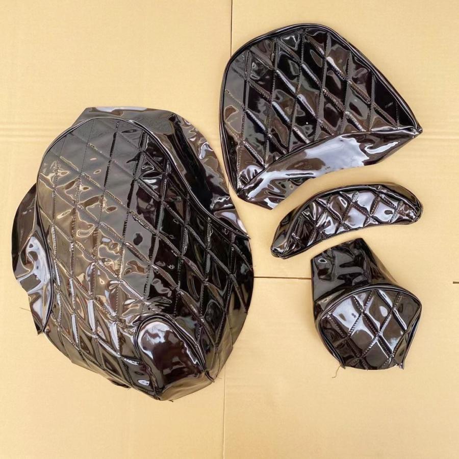 マジェスティ 250 SG20J 4D9 エナメル シートカバー シート皮 張替え用