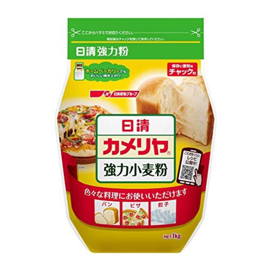 日清製粉 カメリア粉 1kg 強力粉 小麦粉 製パン パン作り ピザ 餃子 関東・中部・南東北5千円以上で1箱分の 送料無料 350  :4012:れんかいっぴん Yahoo!店 - 通販 - Yahoo!ショッピング