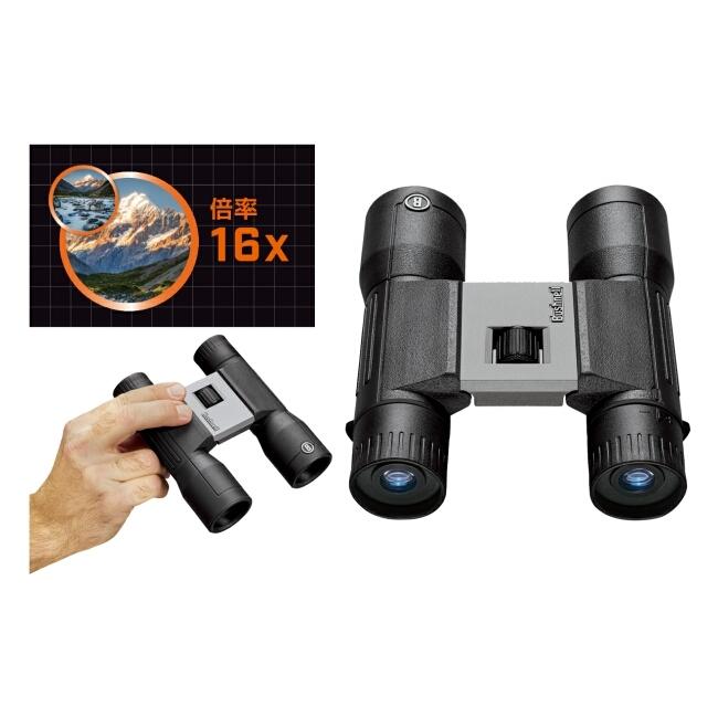 Bushnell POWERVIEW 2 16x32 双眼鏡 Bushnell（ブッシュネル） トラベル双眼鏡 パワービュー2 CE 16x32