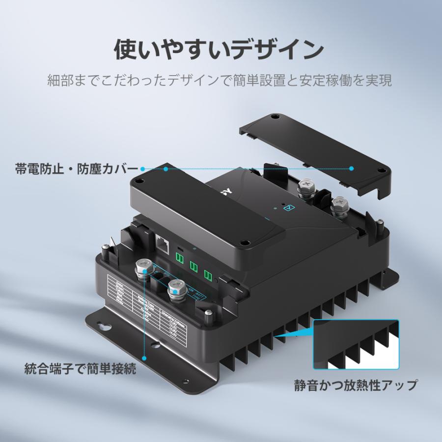 RENOGY レノジー 走行充電器 リチウム　3WAY走行充電器 アイソレーター12V 50A MPPTチャージャー内臓 サブバッテリー専用  キャンピングカー適用