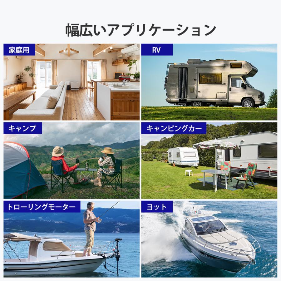 RENOGY リン酸鉄 リチウムイオンバッテリー 24v 100ah 寒冷地仕様  軽量 RV キャンピング バックアップ電源LiFePO4 ディープサイクル 防災 サブバッテリー｜renogysolar-store｜10