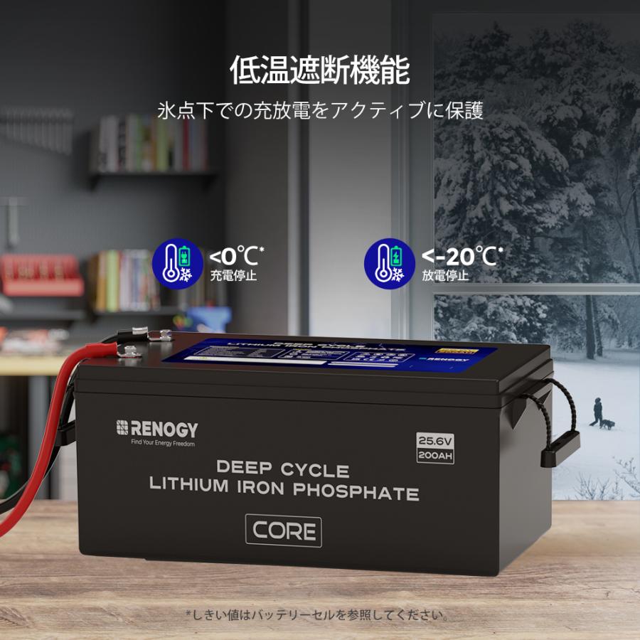 RENOGY リン酸鉄 リチウムイオンバッテリー 24v 200ah 寒冷地 RENOGY リン酸鉄 リチウムイオンバッテリー 24v 200ah 寒冷地