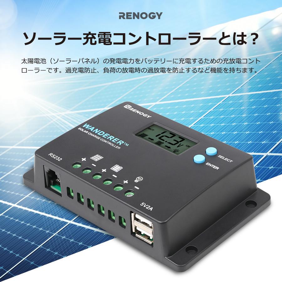 RENOGY レノジー PWM チャージ コントローラー 10A WANDERER RENOGY レノジー PWM チャージ コントローラー 10A WANDERER