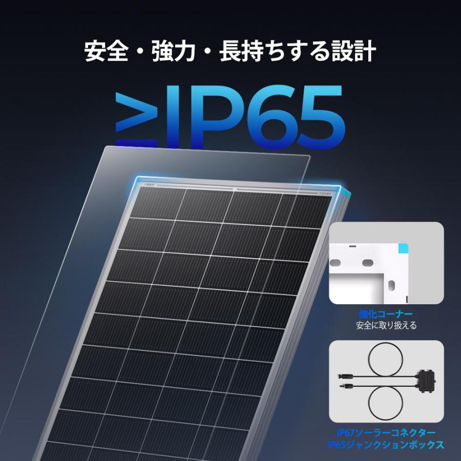 RENOGY 200W ソーラーパネル 24Vシステム対応 単結晶 N型高効率
