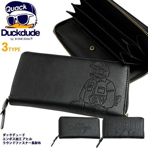 Duck Dude（ダックデュード） 財布 ラウンドファスナー 長財布