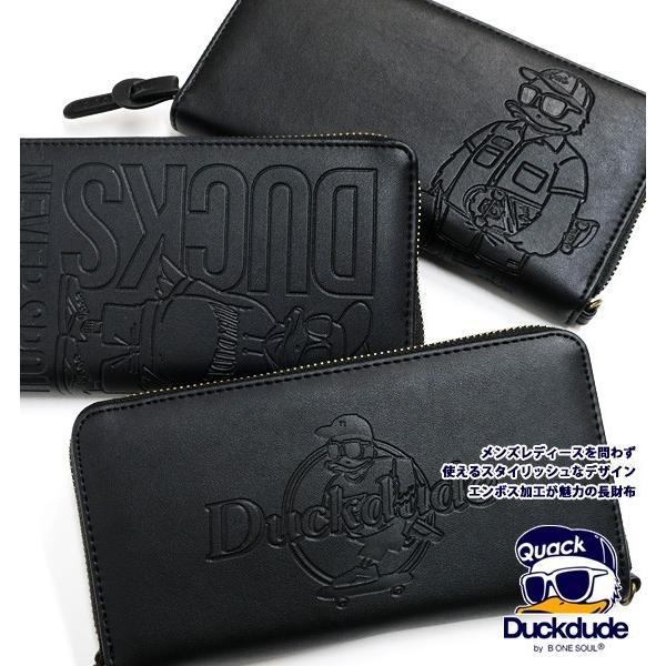 Duck Dude（ダックデュード） 財布 ラウンドファスナー 長財布