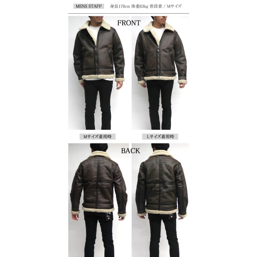 Alpha Industries ALPHA B-3 アルファ フェイクムートン