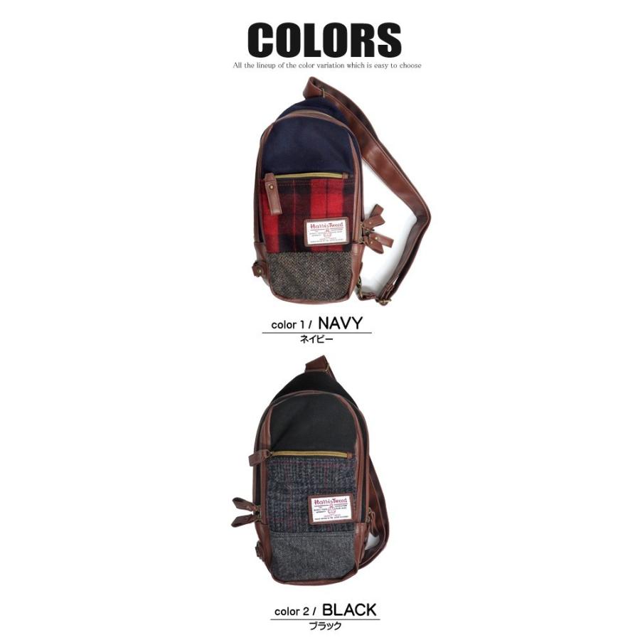 NAVAL メンズ バッグ ナバル ボディバッグ Harris Tweed 高級感漂う
