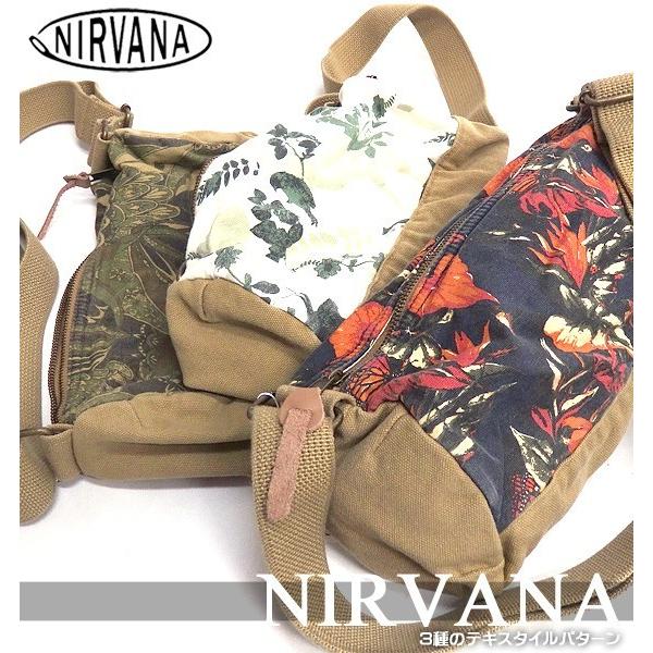 NIRVANA バッグ ニルヴァーナ ショルダーバッグ 個性的なテキスタイル 