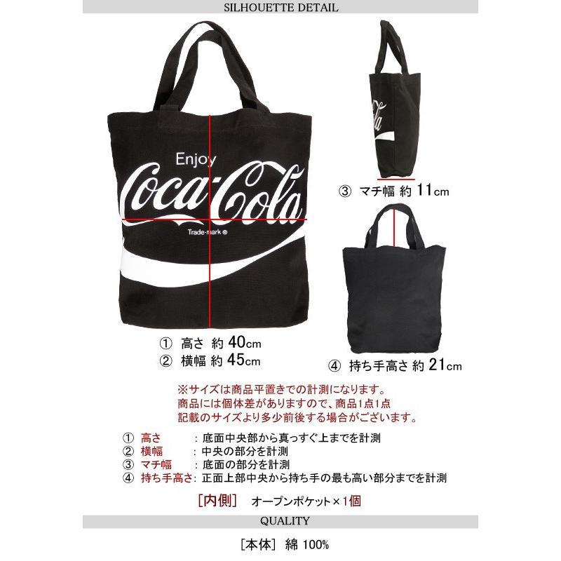 B-ONE-SOUL バッグ コカ・コーラ トートバッグ ロゴプリント Coca-Cola