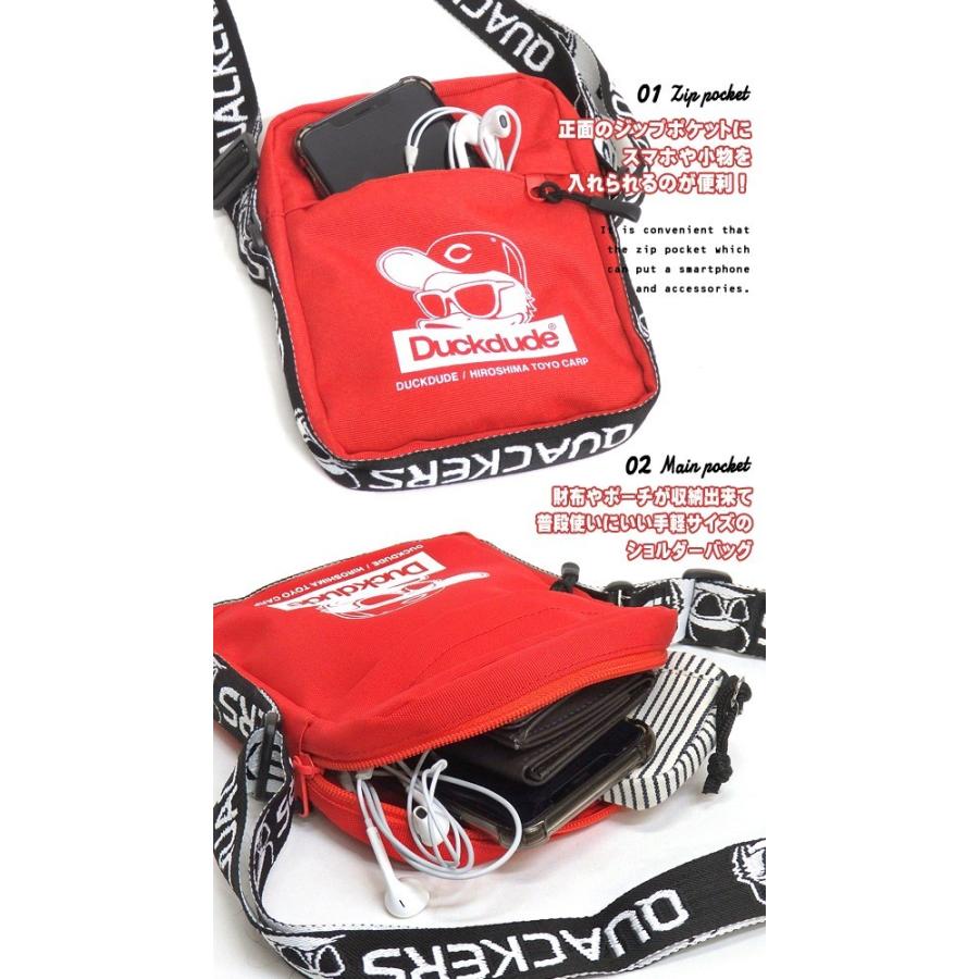 DUCK DUDE ショルダーバッグ 広島東洋カープ ミニショルダー ロゴ