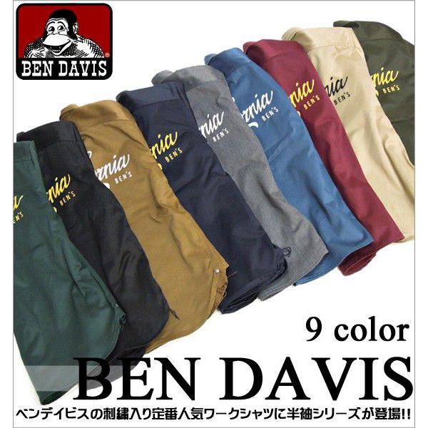 ben davis ワークシャツ ベンデイビス 半袖シャツ ベンデービスの2014年春夏新作の半袖ワークシャツが入荷しました。BEN-115