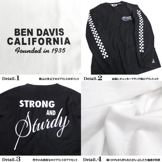 BEN DAVIS（ベンデイビス） BEN DAVIS Tシャツ チェッカーフラッグ柄