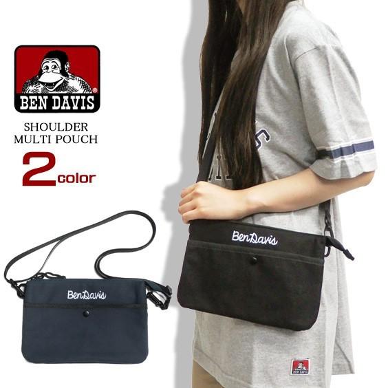 BEN DAVIS（ベンデイビス） ショルダーバッグ ロゴ刺繍 ミニショルダー