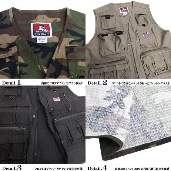 Ben Davis フィッシングベスト グレー