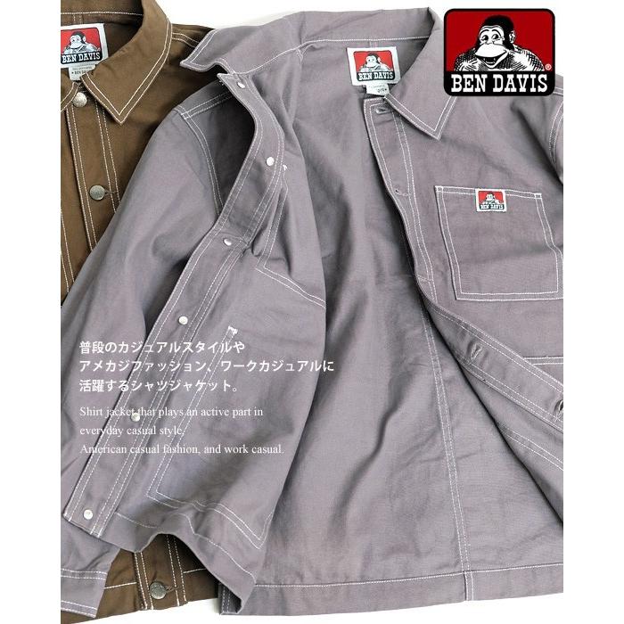 BEN DAVIS（ベンデイビス） カバーオールジャケット ステッチ ワーク