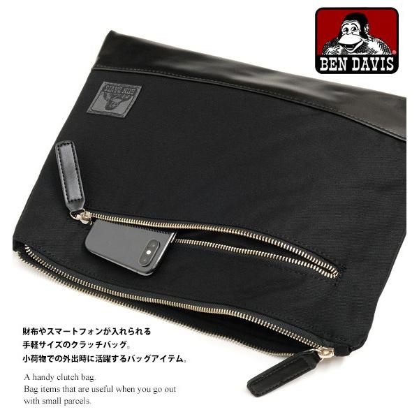 BEN DAVIS（ベンデイビス） クラッチバッグ ゴリラアイコン セカンド