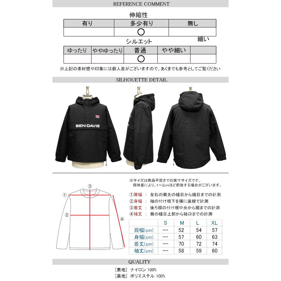 BEN DAVIS（ベンデイビス） アノラックパーカー 2020AW ナイロン