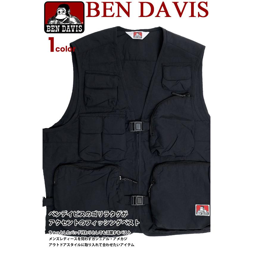 BEN DAVIS（ベンデイビス） ベスト フィッシングベスト メンズ 多