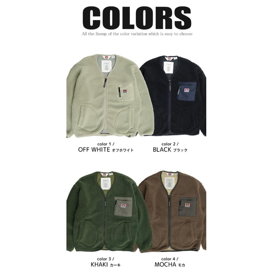 BEN DAVIS ジャケット ベンデイビス 2021AW ボア ジップ BEN DAVIS ジャケット ベンデイビス 2021AW ボア ジップ