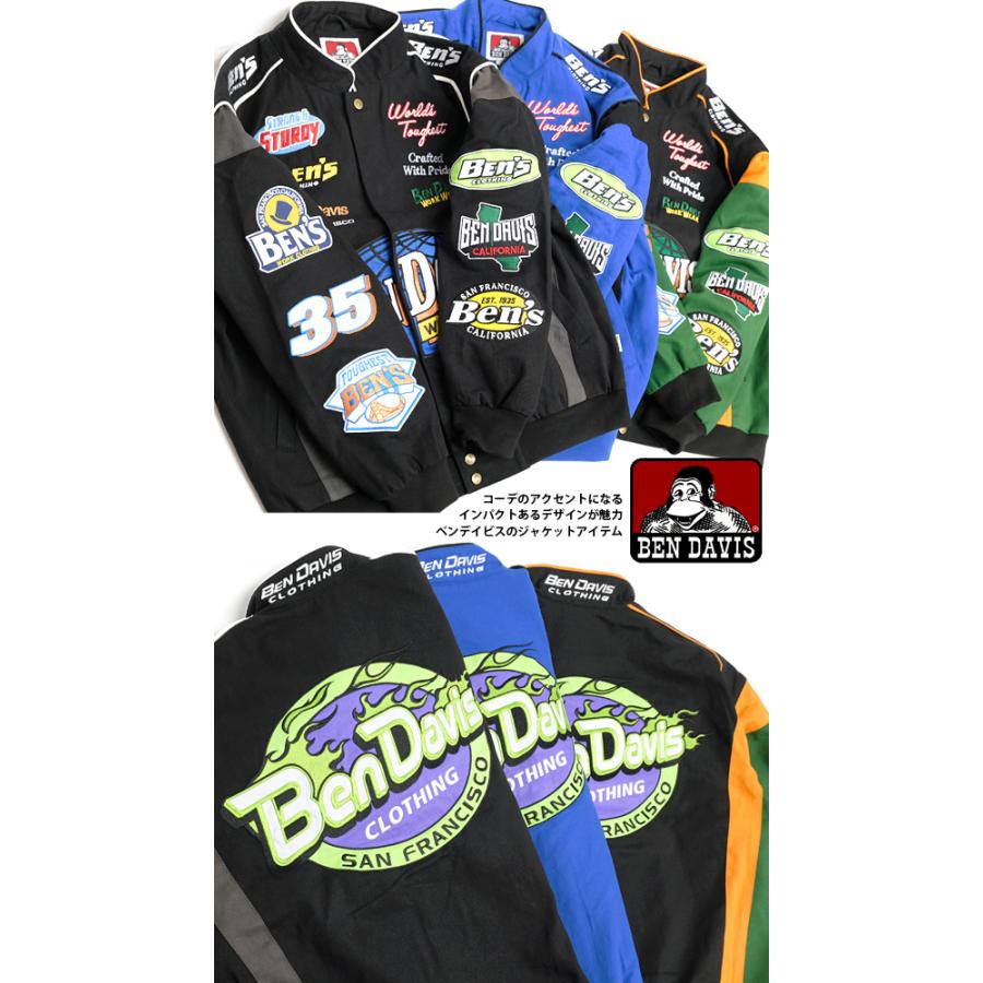 BEN DAVIS（ベンデイビス） ブルゾン 2023 ロゴ ワッペン 刺繍