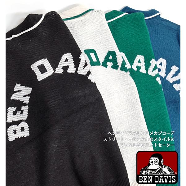 【BEN DAVIS/ベンデイビス】ジャガードニット クルーネックセーター main image 0
