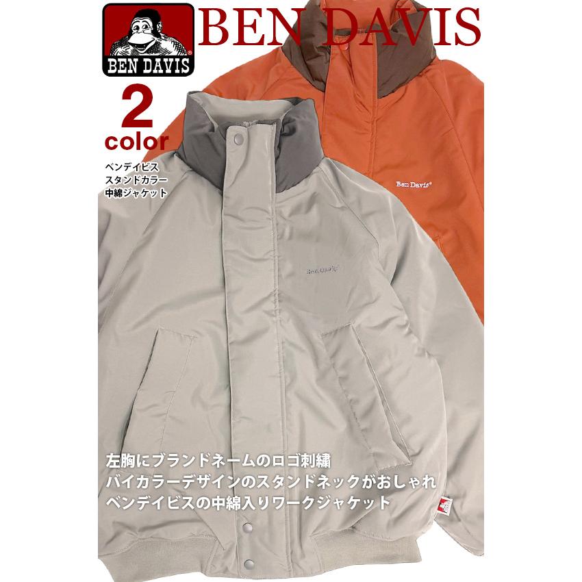 BEN DAVIS（ベンデイビス） ジャケット スタンドカラー 中綿ジャケット