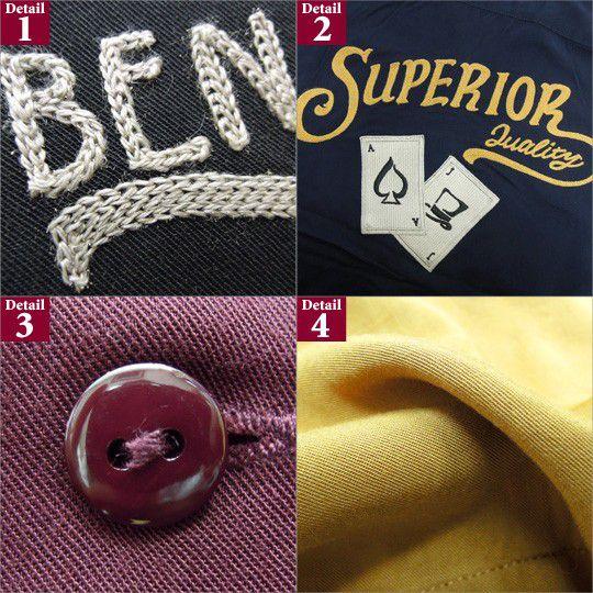 BEN DAVIS（ベンデイビス） ボーリングシャツ ボウリングシャツ BEN