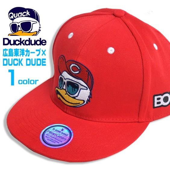 沖縄限定 広島カープ Camp キャップ DUCK DUDE キャップ 広島東洋カープ コラボキャップ 刺繍 ダック