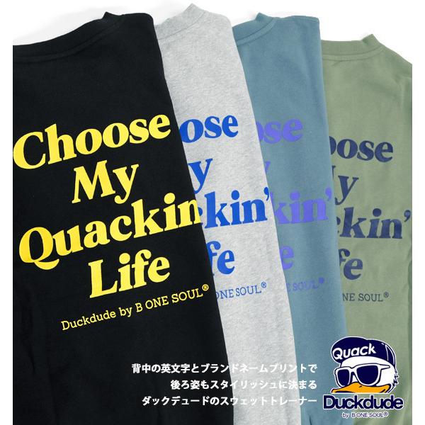 Duck Dude トレーナー ダックデュード 21aw カレッジロゴ プリント アヒル イラスト クルーネック スウェット メンズ スエット 裏起毛 Csl 168 Csl 168 Renovatio 通販 Yahoo ショッピング