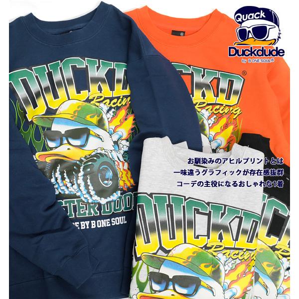 Duck Dude DUCK DUDE トレーナー ダックデュード 2021AW アヒル Duck Dude DUCK DUDE トレーナー ダックデュード 2021AW アヒル