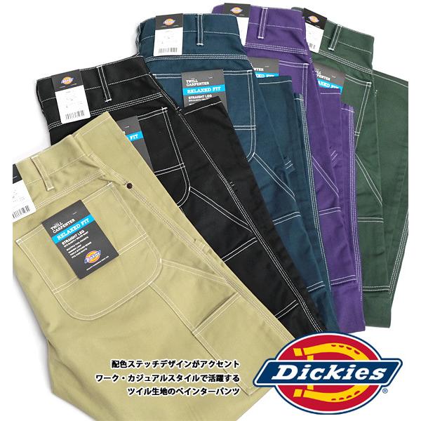 Dickies（ディッキーズ） ワークパンツ 配色 ステッチ ペインター