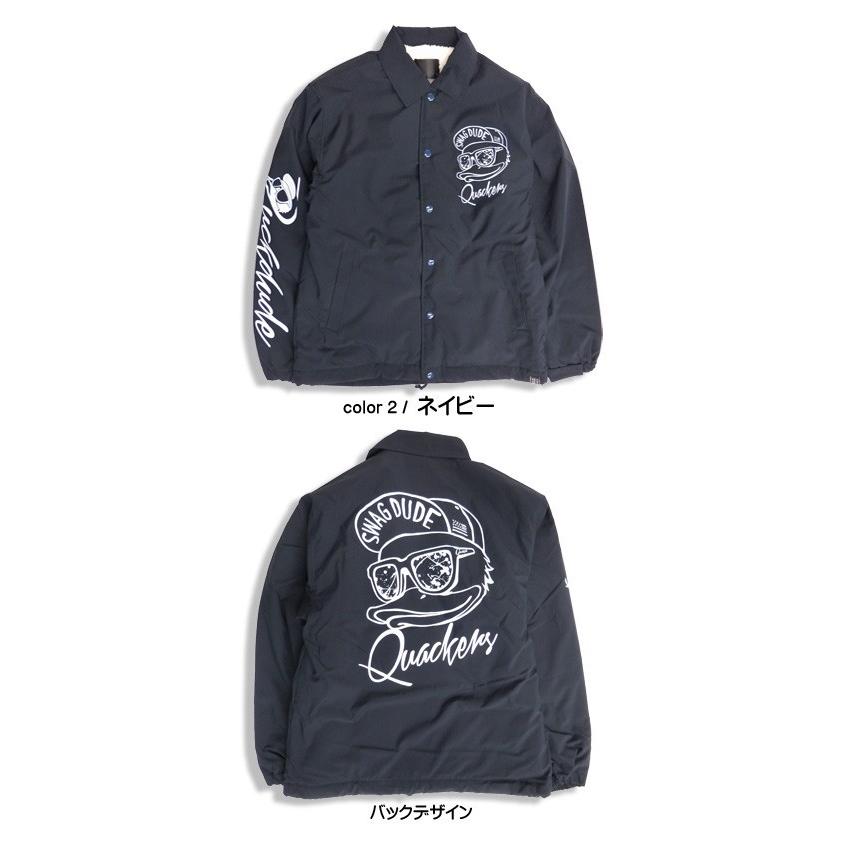 DUCK DUDE ジャケット 裏ボア コーチジャケット メンズ アヒル