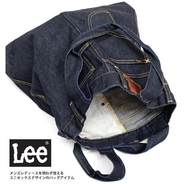 Lee（リー） バッグ リメイク デニム ライダース トートバッグ メンズ
