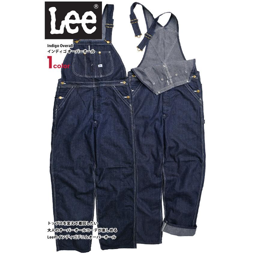 Lee オーバーオール リー インディゴ デニム サロペット メンズ Lee オーバーオール リー インディゴ デニム サロペット メンズ