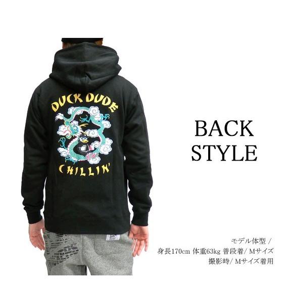 パーカー ダックデュード メンズ ジップパーカー 裏起毛 duck dude