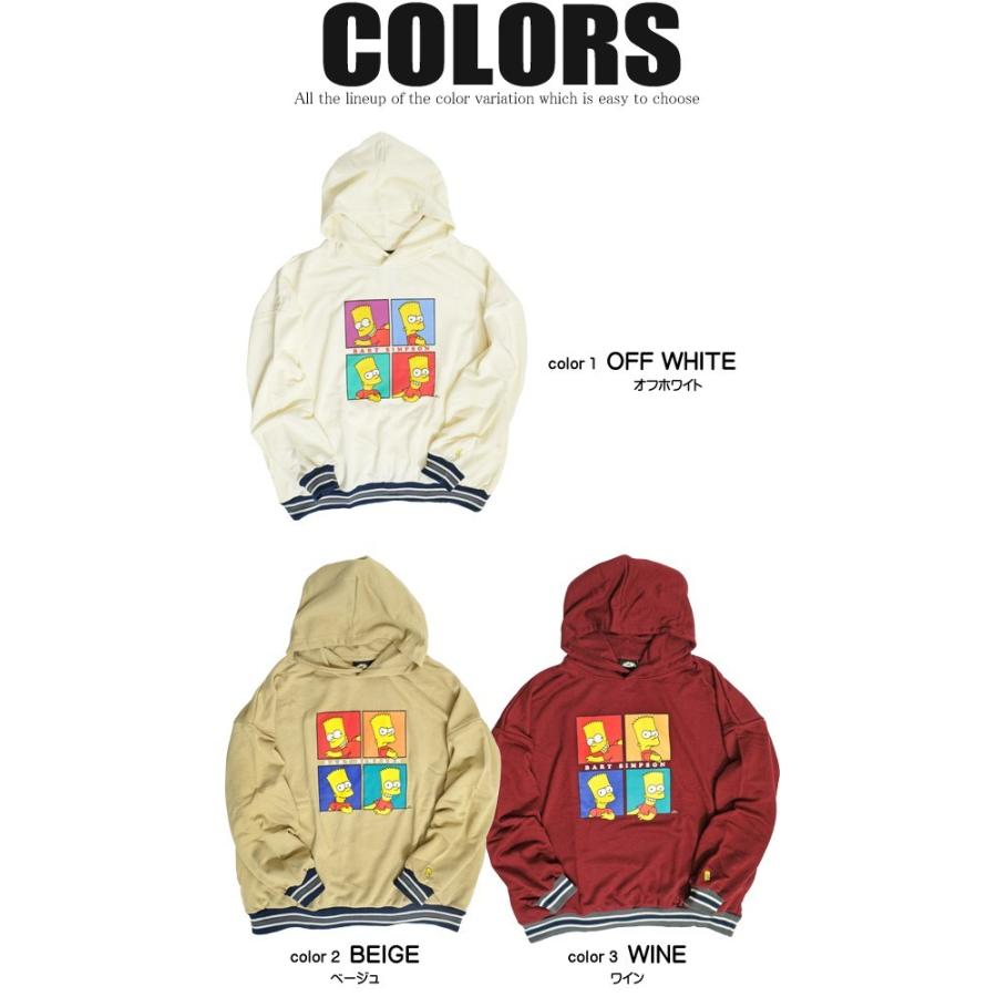 シンプソン　パーカージャケット　Lサイズ ザ・シンプソンズ パーカー The Simpsons ラインリブ スウェット