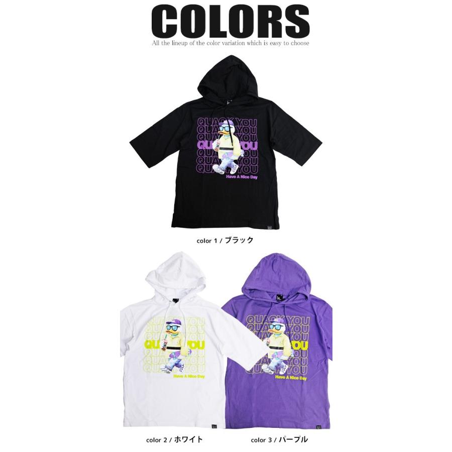 Duck Dude パーカー ダックデュード アヒル ロゴ プリント 7分袖パーカー メンズ プルオーバーパーカー レディース 七分袖 ユニセックス フーディー Pkl 380 Pkl 380 Renovatio 通販 Yahoo ショッピング