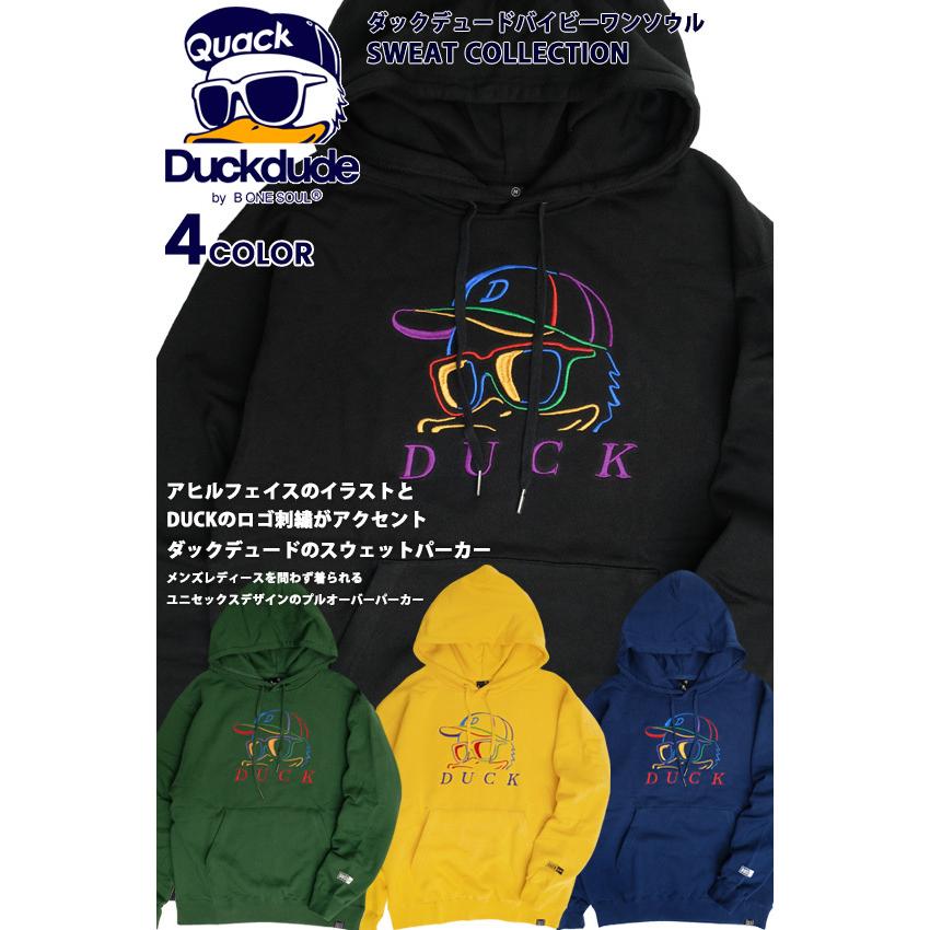 Duck Dude（ダックデュード） パーカー 2021AW アヒル ロゴ 刺繍