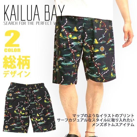 KAILUA BAY ハーフパンツ 総柄 ショートパンツ メンズ カイルアベイ