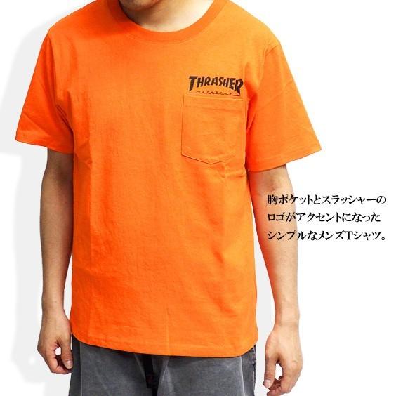 THRASHER（スラッシャー） THRASHER Tシャツ 胸ポケット 半袖Tシャツ