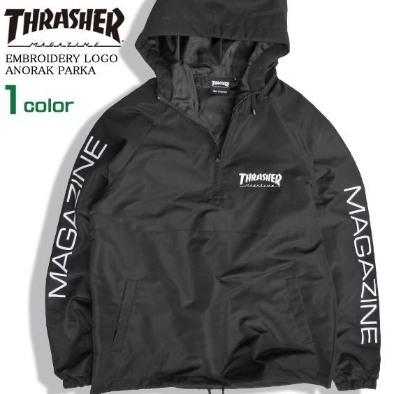 THRASHER（スラッシャー） アノラックパーカー ハーフジップ 