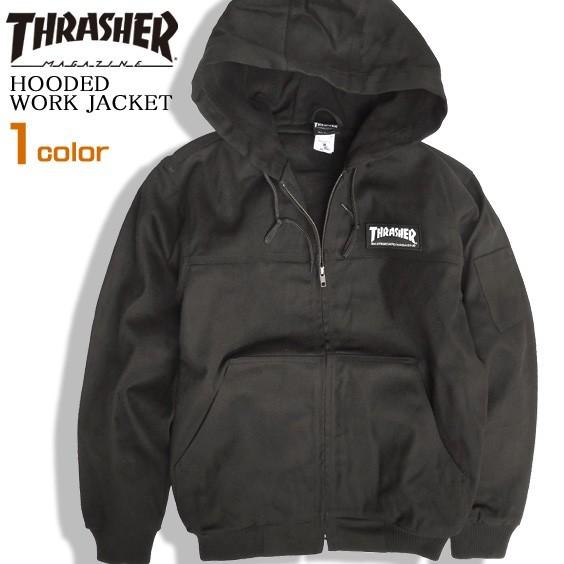 THRASHER ジャケット フード付き ワークジャケット ツイル生地 スラッシャー メンズ アウター スラッシャーマガジン THRASHER-067  :thrasher-067:RENOVATIO - 通販 - Yahoo!ショッピング