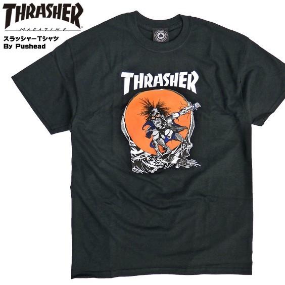 THRASHER（スラッシャー） THRASHER Tシャツ Pushead パスヘッド Skate