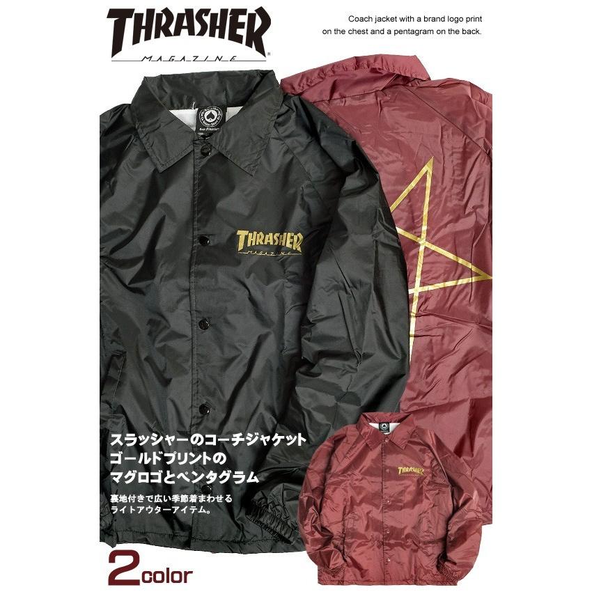THRASHER（スラッシャー） ジャケット ペンタグラム コーチジャケット